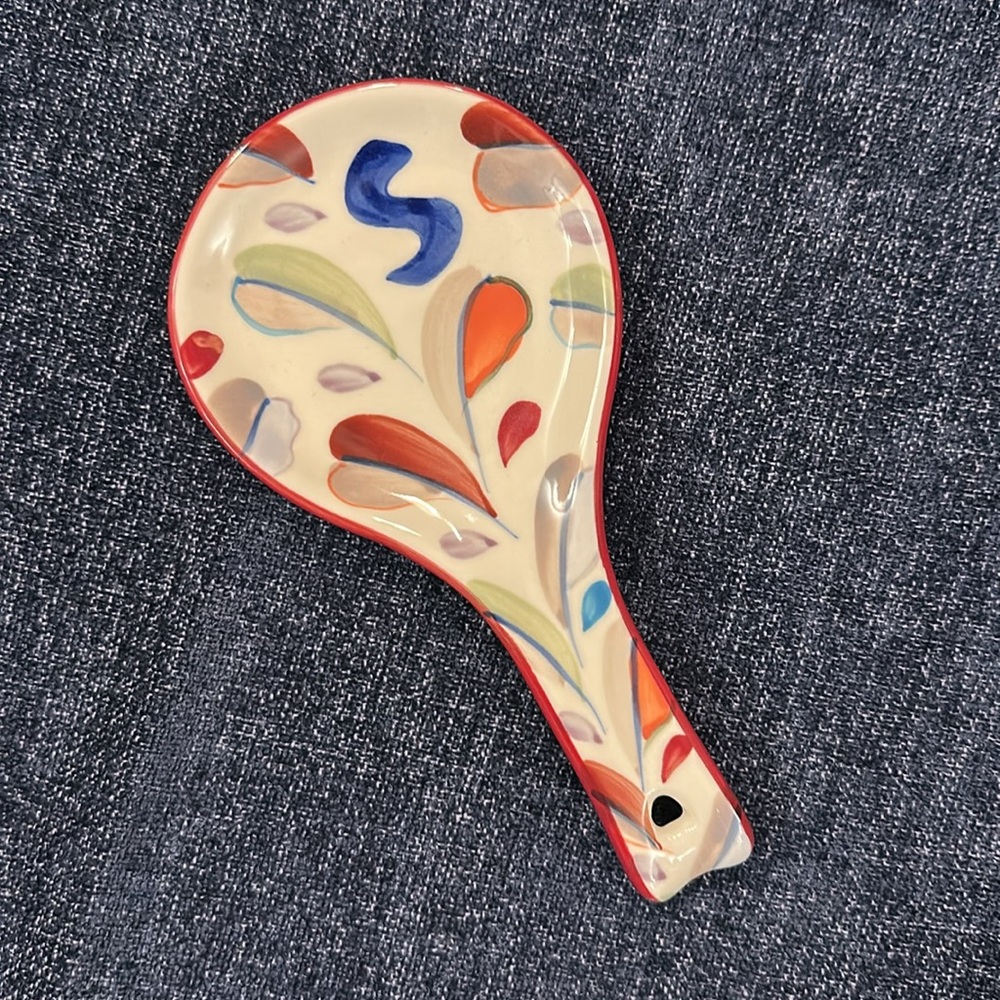 Anthropologie Monogramed Spoon Trivet